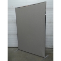 Lot  of 5 48x72 inch Grey Divider Panels steel frame
